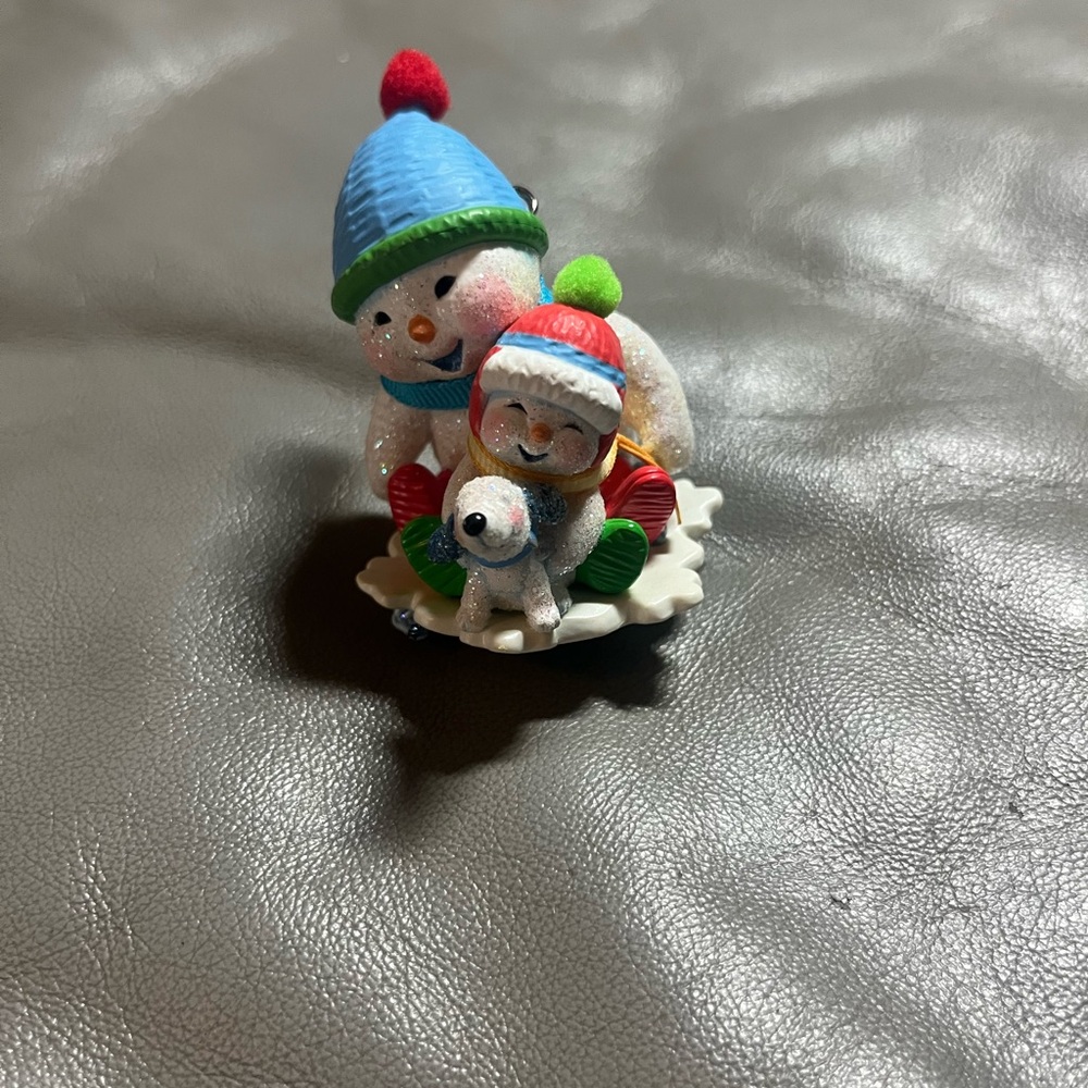 2011 Hallmark Laughing All the Way Festive Snowman Ornament - Multicolor